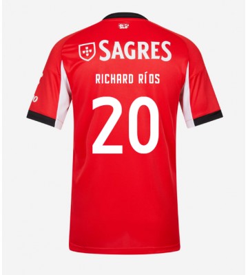 Benfica Richard Rios #20 Hjemmebanetrøje 2025-26 Kort ærmer Benfica Richard Rios #20 Hjemmebanetrøje 2025-26 Kort ærmer